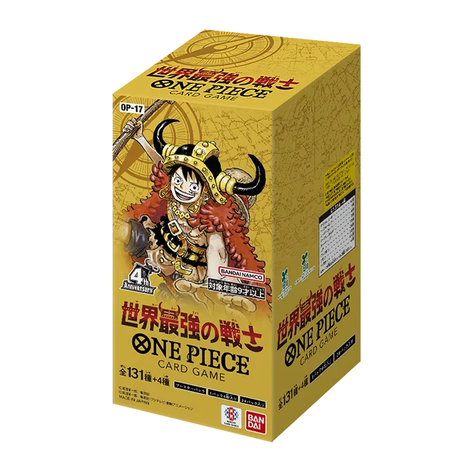 OP17 The World's Strongest Warriors Japanse Booster Box