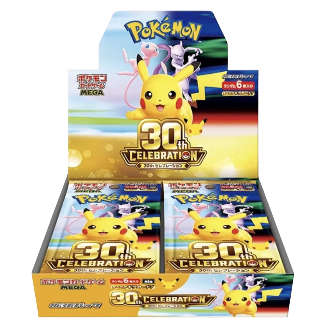 30th Celebration Japanse Booster Box (pre order verwacht 22-9)