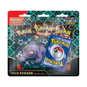 Pokémon Scarlet & Violet Paldean Fates Tech Sticker Blister